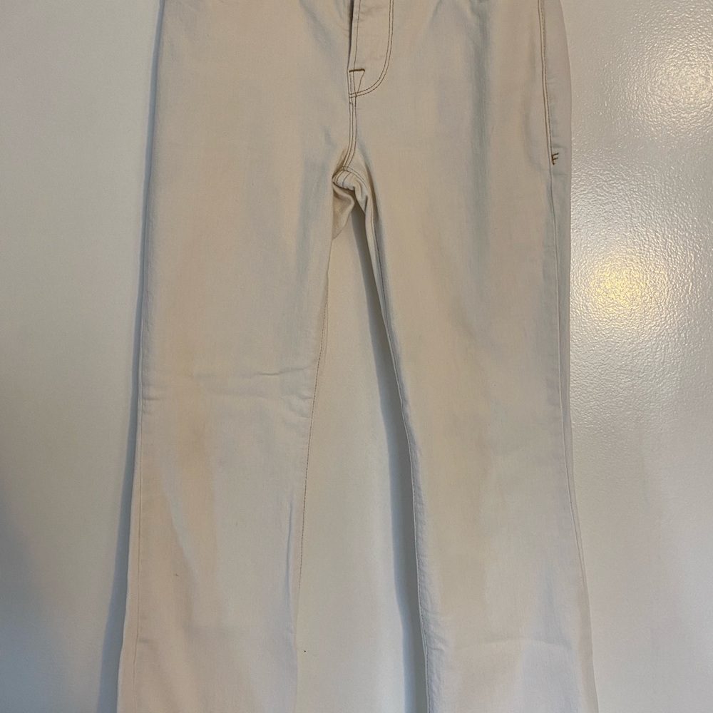 Frame Denim Women's Cream Ankle Jeans